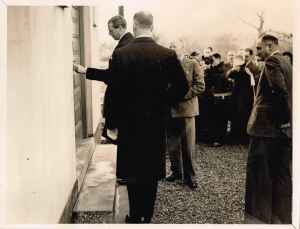 HRH THe Duke of Kent opens the newly built Fillongley Village Hall, 14 December 1938