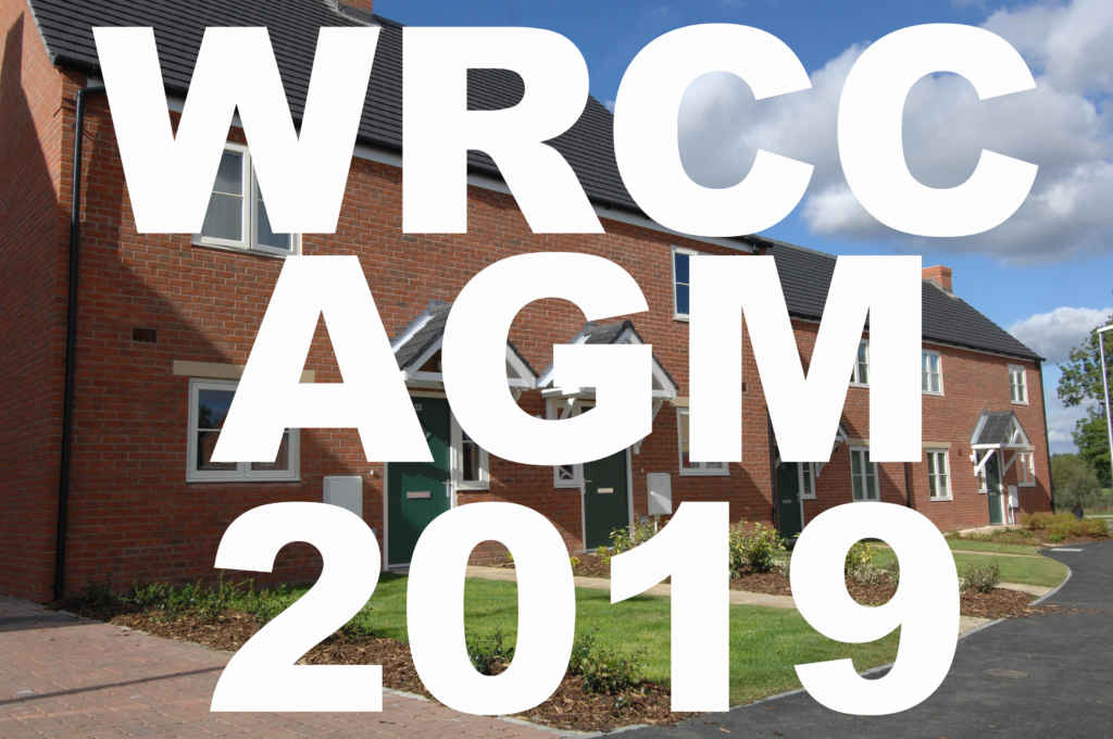 WRCC Annual General Meeting 2019 WRCC